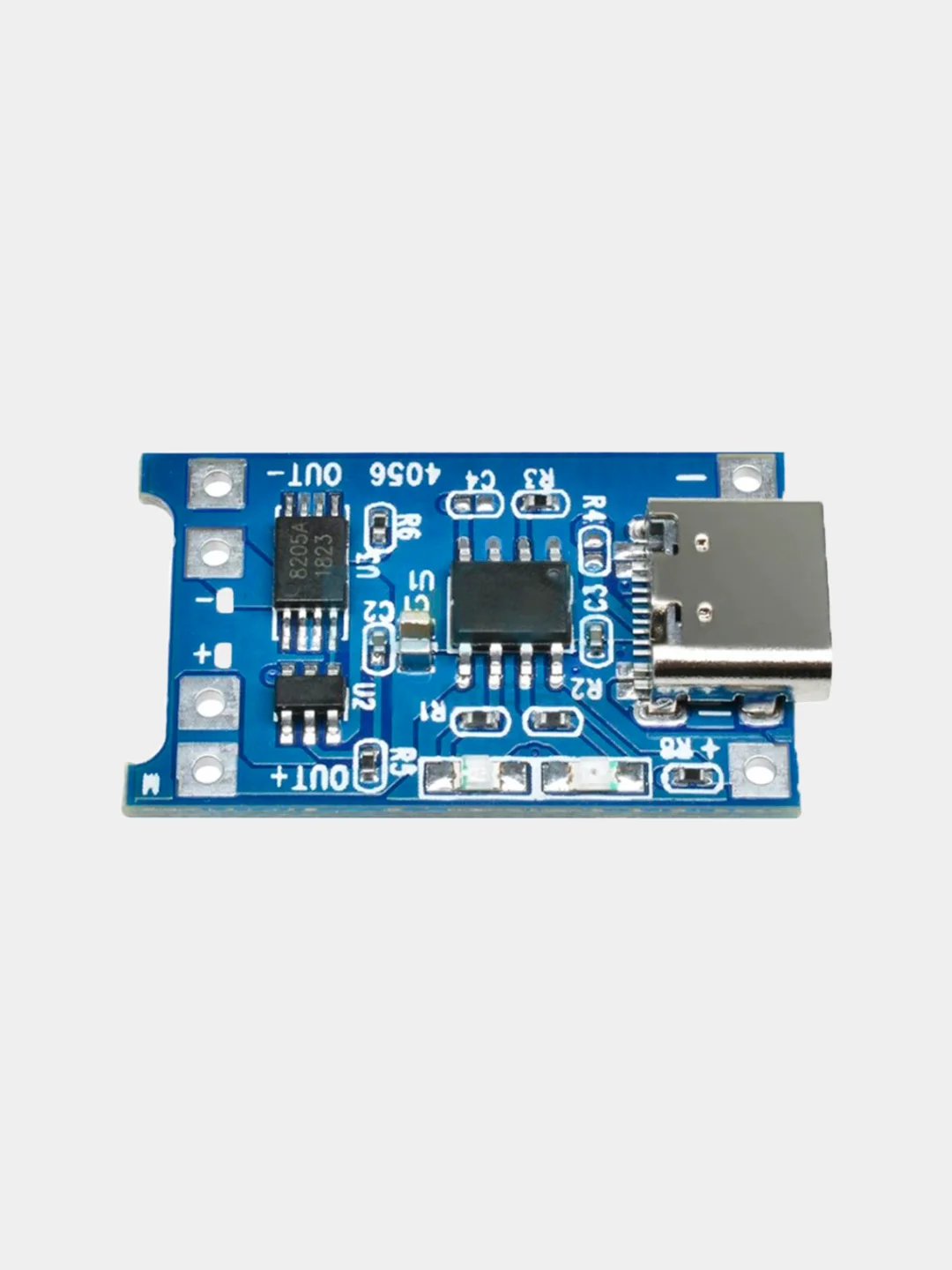 Контроллер с защитой Type-c/Micro-USB заряда аккумуляторов 18650 TP4056