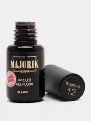 Аметистовый гель лак, гель-лак для ногтей Majorik Kapsula 12, 8g сиреневый аметист зефир