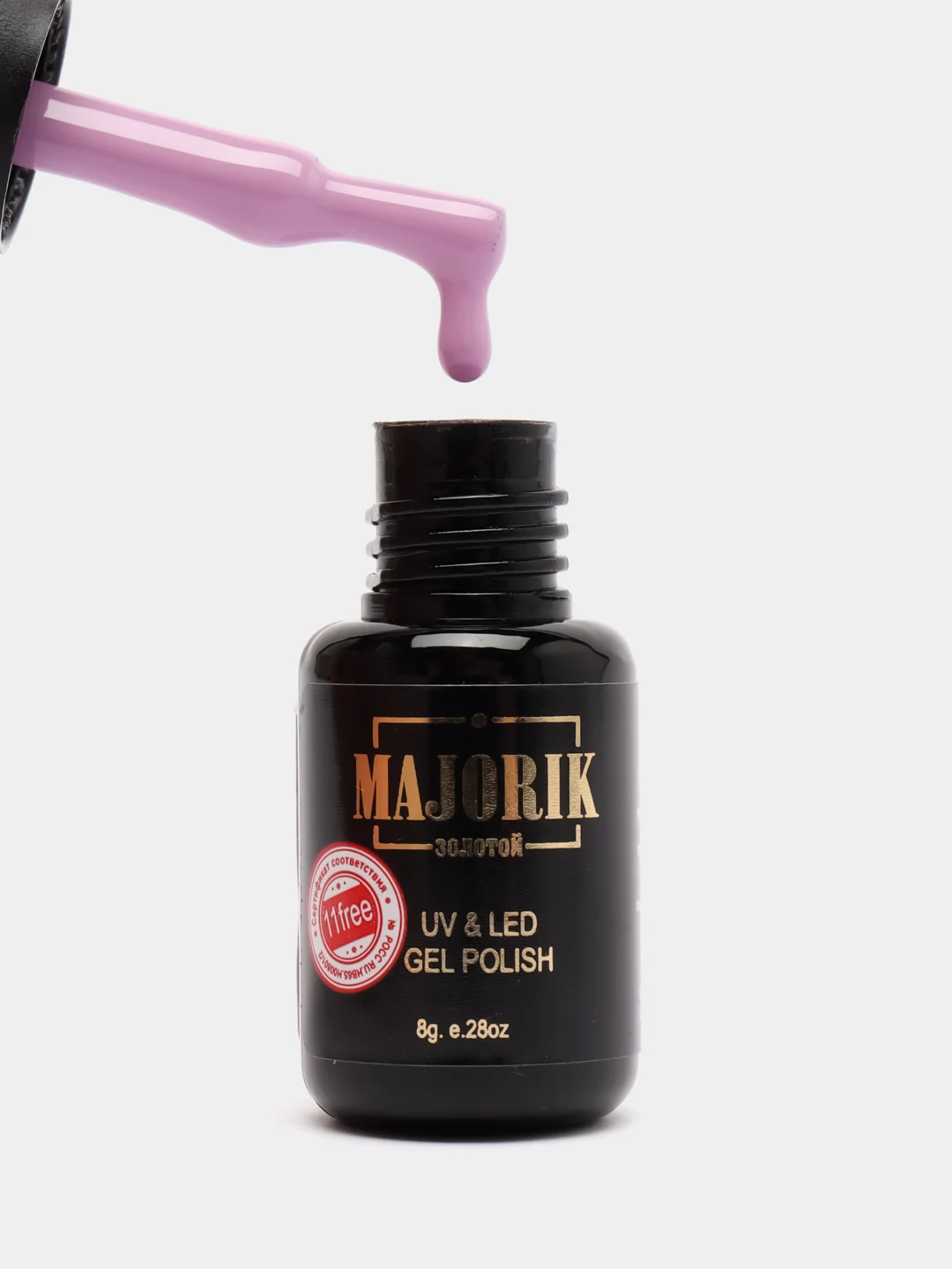 Аметистовый гель лак, гель-лак для ногтей Majorik Kapsula 16, 8g