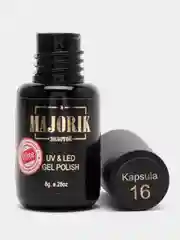 Аметистовый гель лак, гель-лак для ногтей Majorik Kapsula 16, 8g