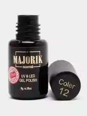 Синий меланж гель-лак, гель лак для ногтей Majorik Coler 12, 8гр