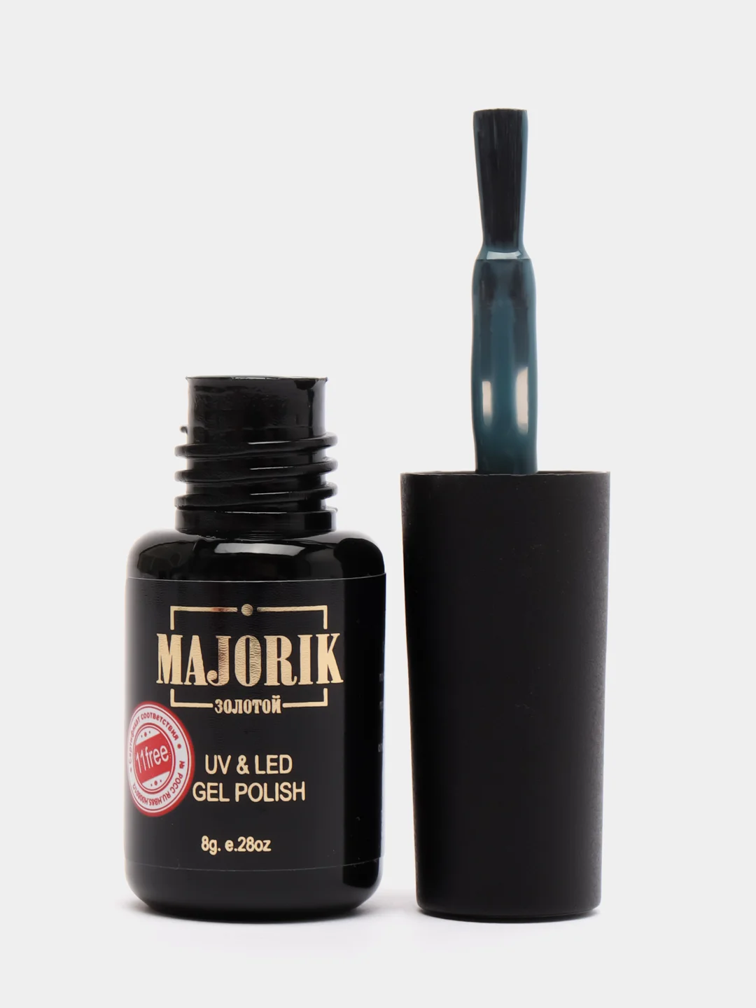 Синий меланж гель-лак, гель лак для ногтей Majorik Coler 12, 8гр