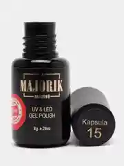 Лавандовый гель лак, гель-лак для ногтей Majorik Kapsula 15, 8g