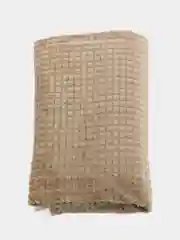 Песочный хаки плед "Кубики", 200 х 230 см
