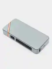 Приглушённый хаки электронная импульсная зажигалка USB Plazma, Металлическая, с сенсорным управлением LED