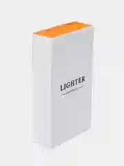 Черный электронная импульсная зажигалка USB Plazma, Металлическая, с сенсорным управлением LED