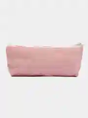 Розовый пенал-косметичка школьный, полиэстер, 20 х 5 х 5 см