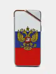 Синий электронная импульсная зажигалка USB Plazma, Металлическая, с сенсорным управлением LED