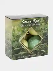 Лесной зеленый подарочный набор бомбочек для ванны Ocean Spa 4х40г Подарок на новый год женщине подруге