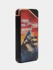 Белый электронная импульсная зажигалка USB Plazma, Металлическая, с сенсорным управлением LED