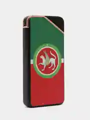 Зеленый электронная импульсная зажигалка USB Plazma, Металлическая, с сенсорным управлением LED