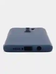 Синий меланж чехол Xiaomi Redmi Note 8 Pro, Сяоми Редми Нот 8 Про, силиконовый с закрытым низом