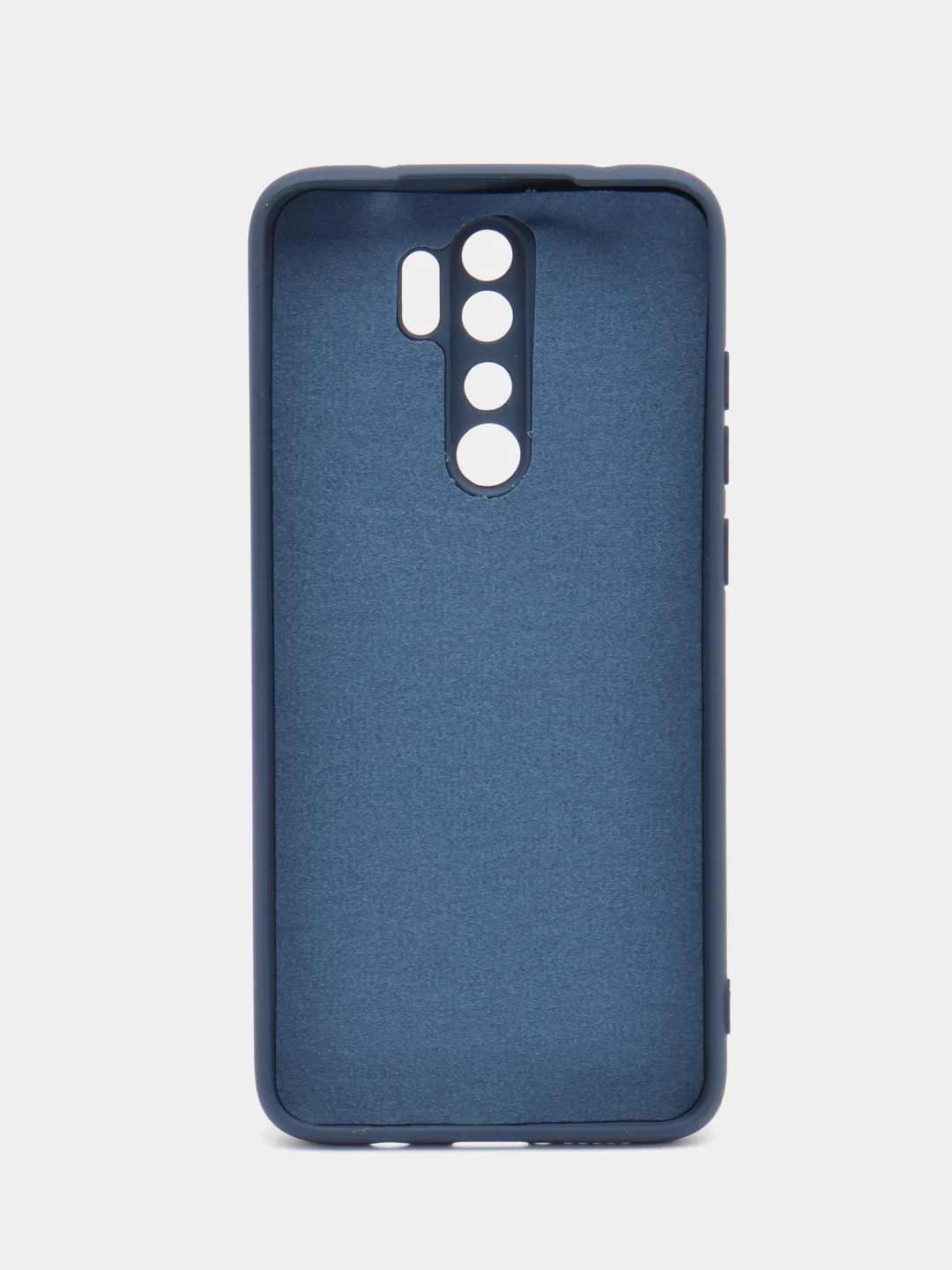 Синий меланж чехол Xiaomi Redmi Note 8 Pro, Сяоми Редми Нот 8 Про, силиконовый с закрытым низом