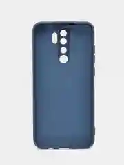 Синий меланж чехол Xiaomi Redmi Note 8 Pro, Сяоми Редми Нот 8 Про, силиконовый с закрытым низом