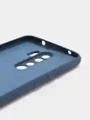 Синий меланж чехол Xiaomi Redmi Note 8 Pro, Сяоми Редми Нот 8 Про, силиконовый с закрытым низом