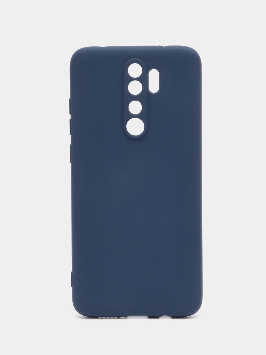 Синий меланж чехол Xiaomi Redmi Note 8 Pro, Сяоми Редми Нот 8 Про, силиконовый с закрытым низом