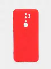 Багровый чехол Xiaomi Redmi Note 8 Pro, Сяоми Редми Нот 8 Про, силиконовый с закрытым низом