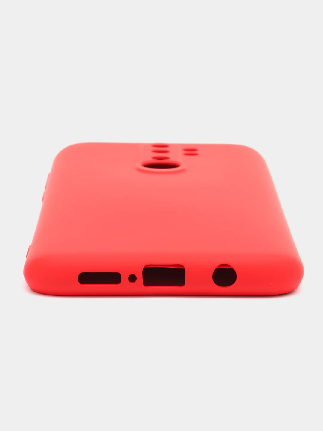 Багровый чехол Xiaomi Redmi Note 8 Pro, Сяоми Редми Нот 8 Про, силиконовый с закрытым низом