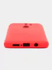Багровый чехол Xiaomi Redmi Note 8 Pro, Сяоми Редми Нот 8 Про, силиконовый с закрытым низом
