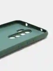 Тёмно-зелёный чехол Xiaomi Redmi Note 8 Pro, Сяоми Редми Нот 8 Про, силиконовый с закрытым низом