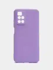 Сиреневый чехол силиконовый Xiaomi Redmi 10 / Редми 10 матовый, цветной