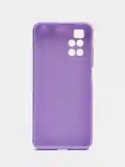 Сиреневый чехол силиконовый Xiaomi Redmi 10 / Редми 10 матовый, цветной