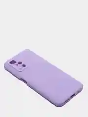 Сиреневый чехол силиконовый Xiaomi Redmi 10 / Редми 10 матовый, цветной