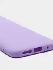 Сиреневый чехол силиконовый Xiaomi Redmi 10 / Редми 10 матовый, цветной