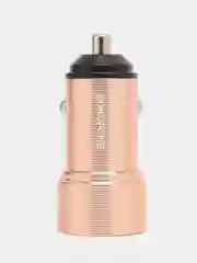 Золотой автомобильное зарядное устройство Borofone BZ19A, 18 W, быстрая зарядка, QC3.0, FCP, AFC