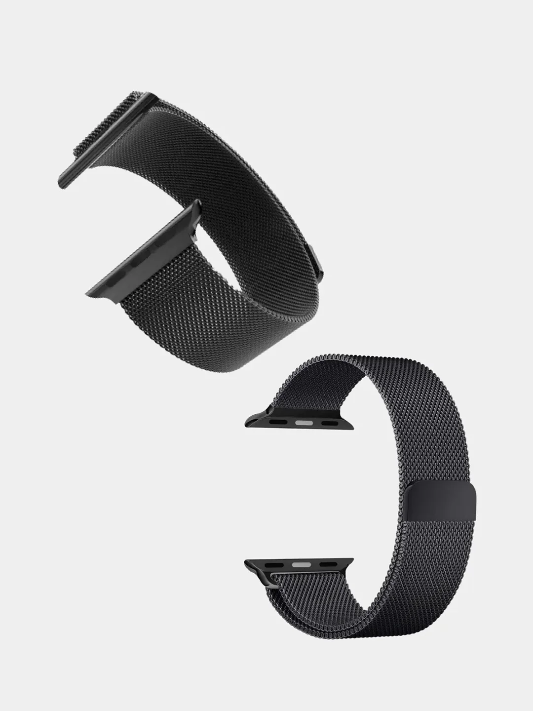 Серебряный ремешок для смарт-часов Apple Watch металлический, миланская петля, 38-49 мм ULTRA