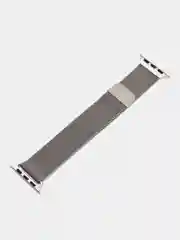 Серебряный ремешок для смарт-часов Apple Watch металлический, миланская петля, 38-49 мм ULTRA