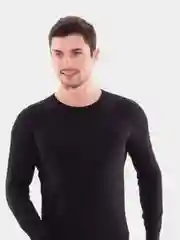 Черный термобелье мужское с начесом