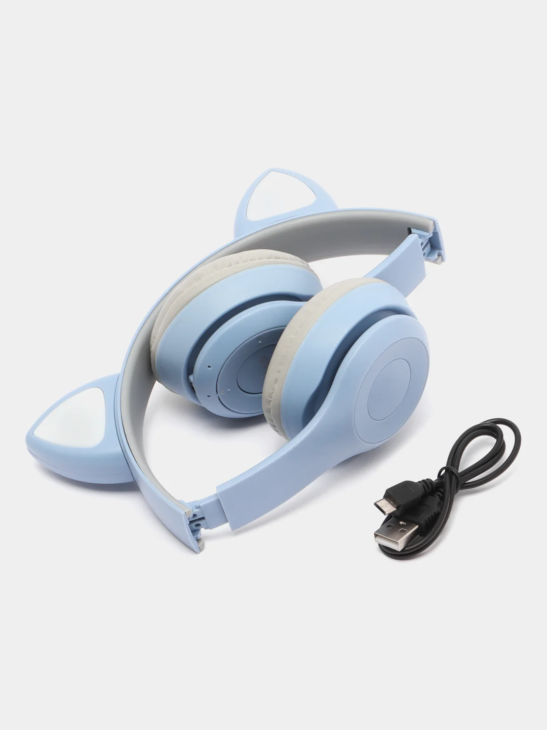 Ледяной беспроводные детские наушники Cat Ear P47M со светящимися ушками