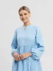 Ледяной платье женское повседневное, однотонное