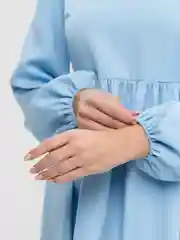 Ледяной платье женское повседневное, однотонное
