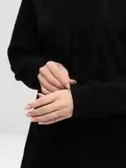 Черный платье утепленное, женское