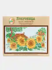 Вышивка крестом "Подсолнухи", 15*26 см