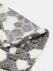 Серебряный плед-покрывало из бамбукового флиса, 200 х 180 см