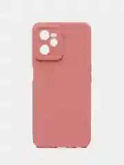 Пастельно-коралловый чехол на Realme C35, с защитой камеры