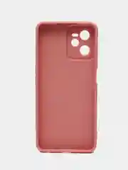 Пастельно-коралловый чехол на Realme C35, с защитой камеры