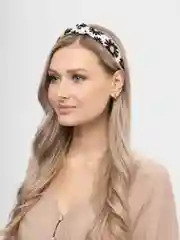 Белый ободок для волос