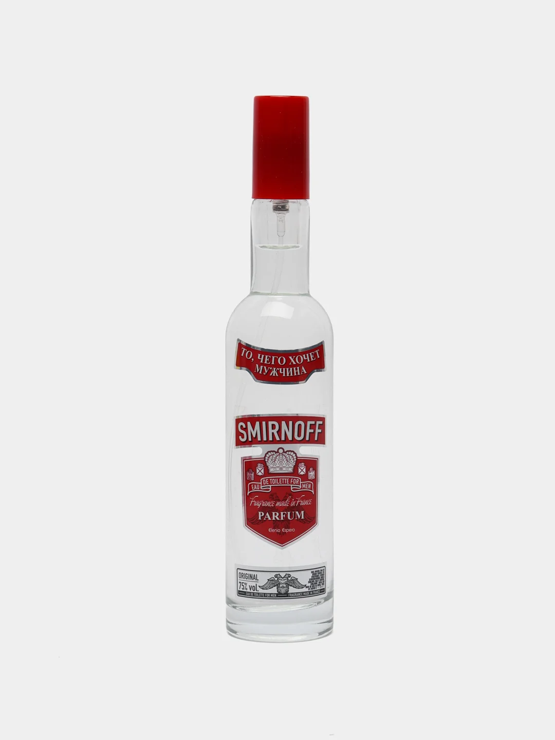 Туалетная вода SMIRNOFF "То, чего хочет мужчина", в форме водки, мужская, 100 мл