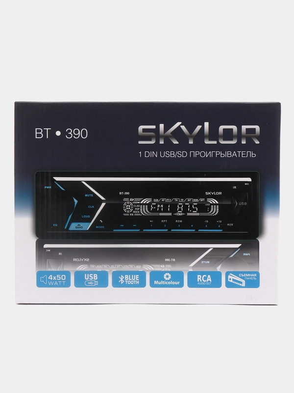 Магнитола автомобильная SKYLOR BT-390, с Bluetooth
