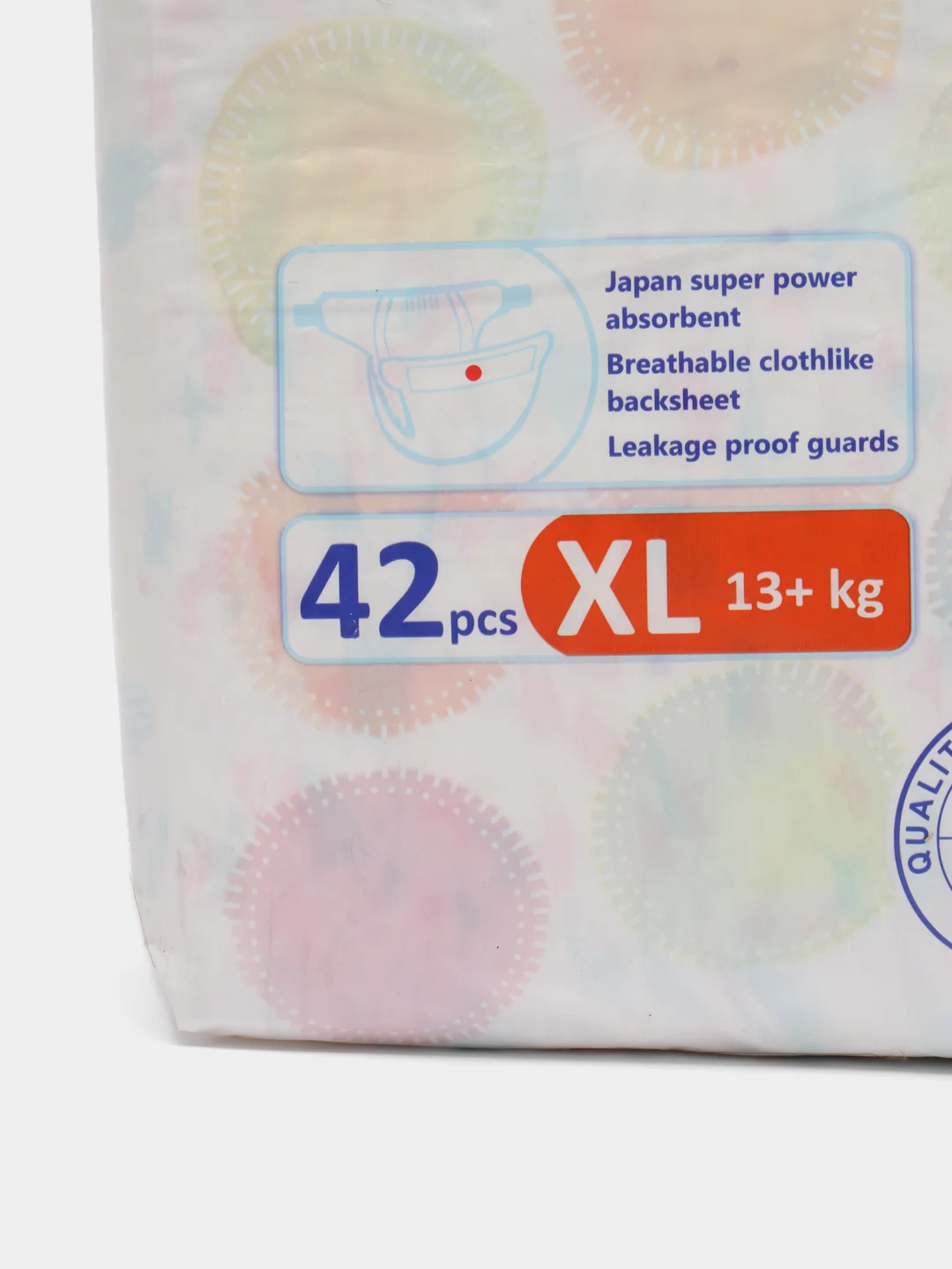 Подгузники YokoSun на липучках, размер XL, 13+ кг, 42 штуки