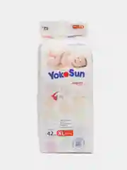 Подгузники YokoSun на липучках, размер XL, 13+ кг, 42 штуки