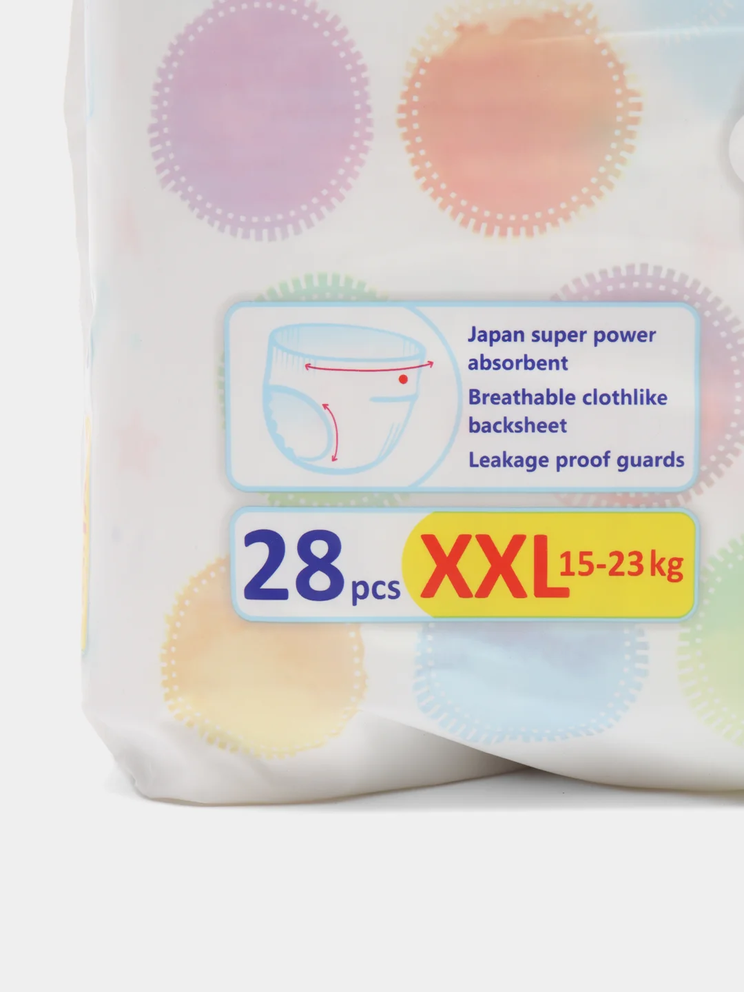 Подгузники-Трусики YokoSun XXL, 15-23 кг, 28 штук