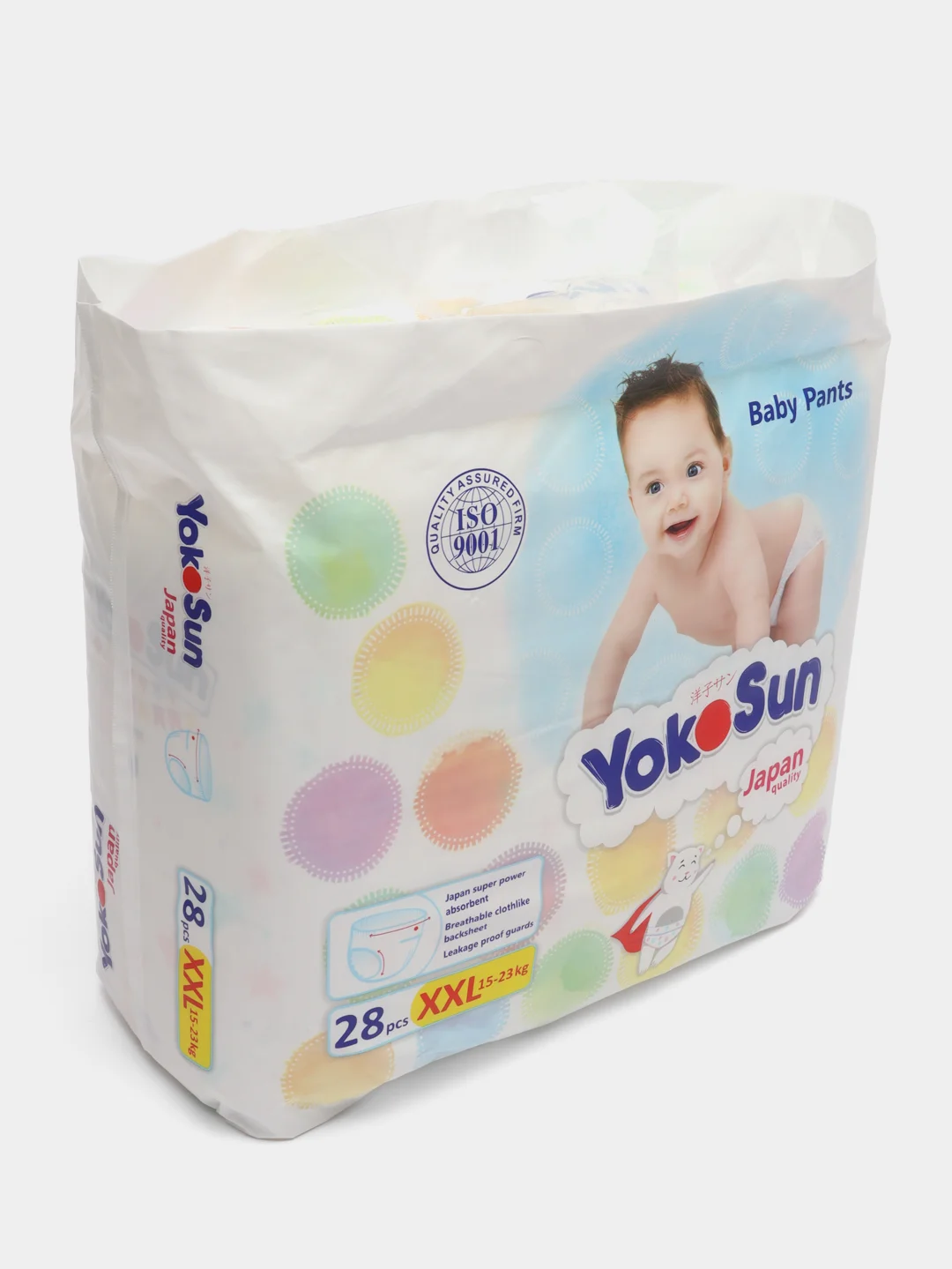 Подгузники-Трусики YokoSun XXL, 15-23 кг, 28 штук