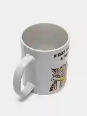 Зеленый кружка сувенирная, с принтом