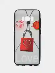 Багровый чехол для Samsung S8
