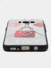 Багровый чехол для Samsung S8